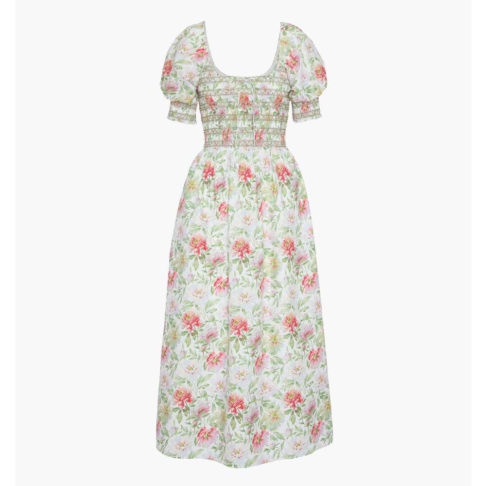 Hill House Home The Madeline Nap Dress - Peony Chintz Size MPeony Chintz / M